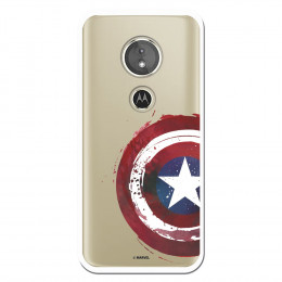 Carcasa Oficial Escudo Capitan America para Motorola Moto E5- La Casa de las Carcasas