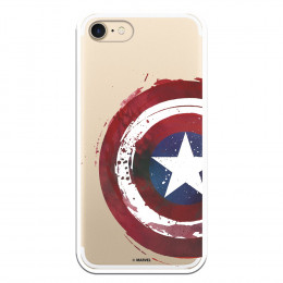 Carcasa Oficial Escudo Capitan America para iPhone 8- La Casa de las Carcasas