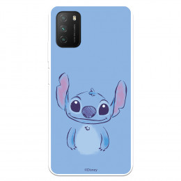 Funda para Xiaomi Poco M3 Oficial de Disney Stitch Azul - Lilo & Stitch