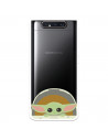 Funda para Samsung Galaxy A80 Oficial de Star Wars Baby Yoda Sonrisas - The Mandalorian