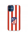 Coque pour iPhone 12 Mini de l'Atlético de Madrid Écusson Rouge et Blanc - Licence Officielle de l'Atlético de Madrid
