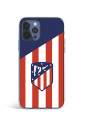 Coque pour iPhone 12 de l'Atlético de Madrid Écusson Fond Atletico - Licence Officielle de l'Atlético de Madrid