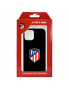 Coque pour iPhone 12 Pro Max de l'Atlético de Madrid Écusson Fond Noir - Licence Officielle de l'Atlético de Madrid