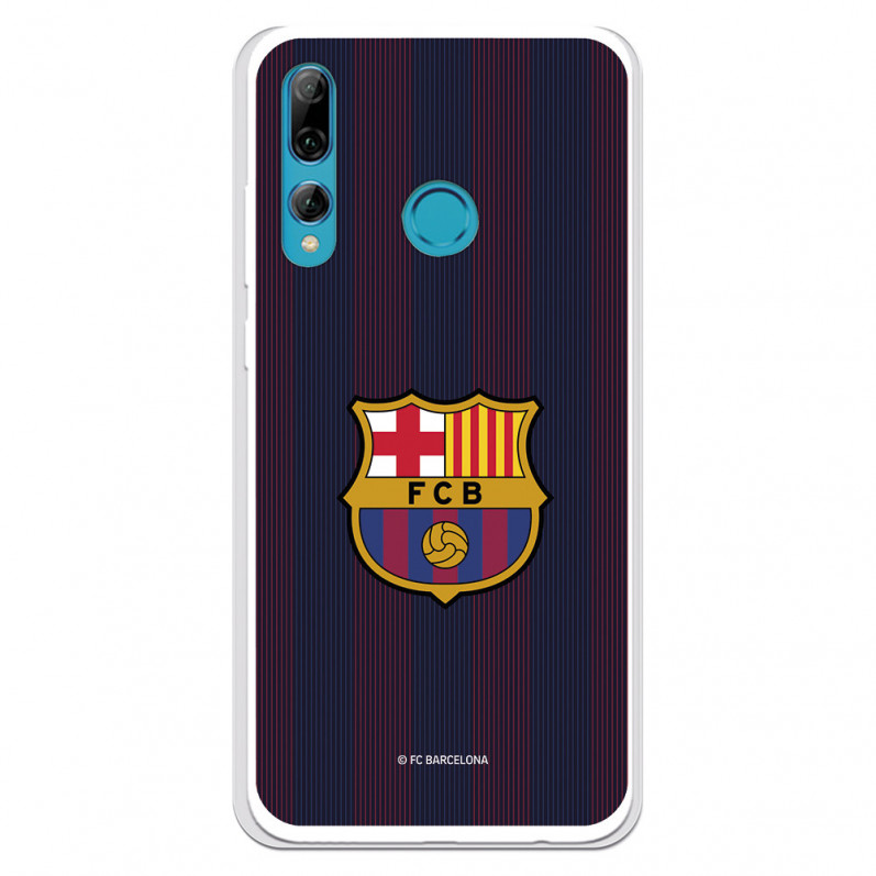 Coque pour Huawei P Smart Plus 2019 du FC Barcelone Lignes Blaugrana - Licence Officielle du FC Barcelone