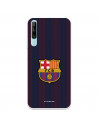 Coque pour Huawei P Smart Pro du FC Barcelone Lignes Blaugrana - Licence Officielle du FC Barcelone