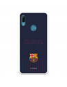 Coque pour Huawei Y6 2019 du FC Barcelone Barsa Fond Bleu - Licence Officielle du FC Barcelone