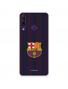 Coque pour Huawei Y6p du FC Barcelone Lignes Blaugrana - Licence Officielle du FC Barcelone