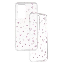 Funda Dibujo Corazones para Huawei P40 Pro