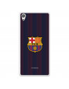Coque pour Sony Xperia XA du FC Barcelone Lignes Blaugrana - Licence Officielle du FC Barcelone