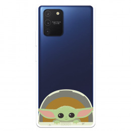 Funda para Samsung Galaxy A91 Oficial de Star Wars Baby Yoda Sonrisas - The Mandalorian