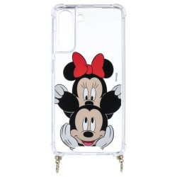 Funda Mickey y Minnie Asomado - Clásicos Disney para Samsung Galaxy S21 FE