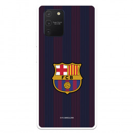Funda para Samsung Galaxy S10 Lite del Barcelona Rayas Blaugrana - Licencia Oficial FC Barcelona