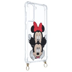 Funda Mickey y Minnie Asomado - Clásicos Disney para Samsung Galaxy S21 FE