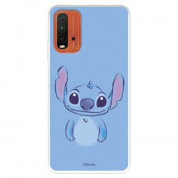 Funda para Xiaomi Redmi 9T Oficial de Disney Stitch Azul - Lilo & Stitch