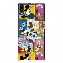 Funda para Samsung Galaxy A10s Oficial de Disney Mickey Comic - Clásicos Disney
