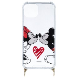 Funda Mickey y Minnie Beso Colgante - Clásicos Disney para iPhone 13