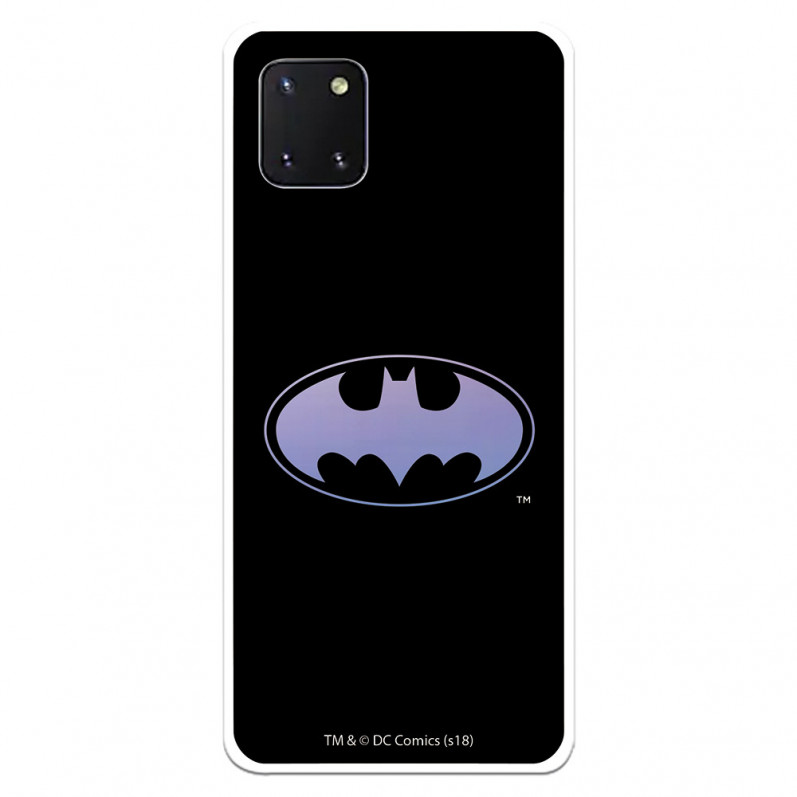 Coque pour Samsung Galaxy A81 Officielle de DC Comics Batman Logo Transparente - DC Comics