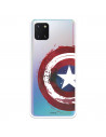 Coque pour Samsung Galaxy A81 Officielle de Marvel Captain America Bouclier Transparente - Marvel