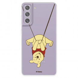 Funda para Samsung Galaxy S21 FE Oficial de Disney Winnie  Columpio - Winnie The Pooh