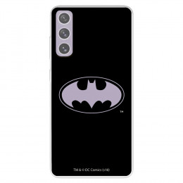 Funda para Samsung Galaxy S21 FE Oficial de DC Comics Batman Logo Transparente - DC Comics