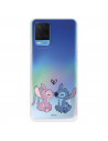 Funda para Oppo A54 4G Oficial de Disney Angel & Stitch Beso - Lilo & Stitch